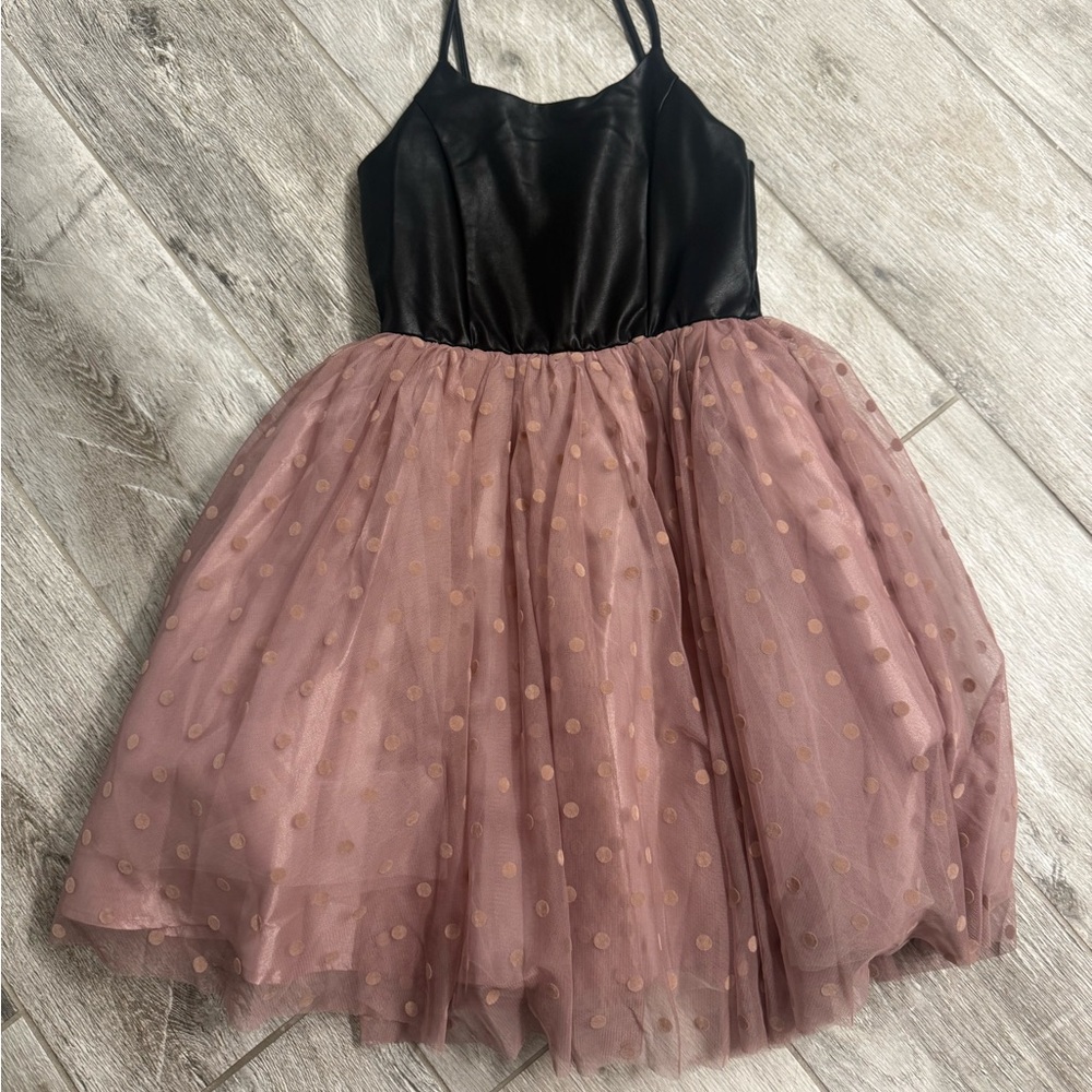 Black and Pink Tulle Dress